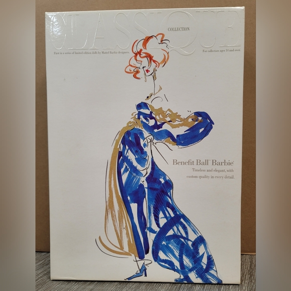 1992 Benefit Ball Barbie #1521 1st In Series Limited Edition - Picture 3 of 12